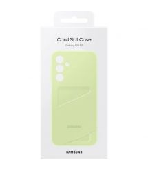 Samsung Чехол для Galaxy A25 (A256), Card Slot Case, лаймовый