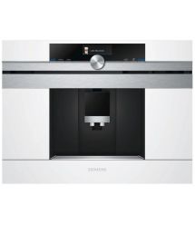 Siemens Кавомашина вбудовувана, 2.4л, зерно+мелена, автомат.капуч, LED-дисплей, авторецептів -30, білий