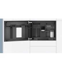 Siemens Кавомашина вбудовувана, 2.4л, зерно+мелена, автомат.капуч, LED-дисплей, авторецептів -30, білий