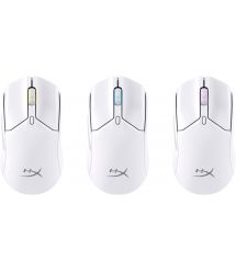 HyperX Мышь Pulsefire Haste 2 mini, RGB, USB-A/WL/BT, белый