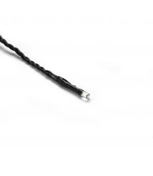 Гірлянда Smart LED Twinkly Strings AWW 400, Gen II, IP44, довжина 32м, чорний кабель