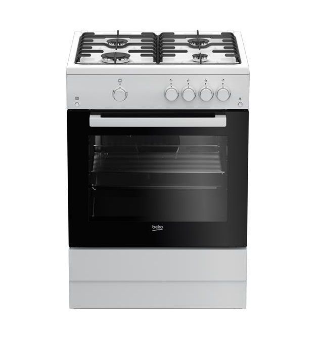 Beko Плита газова, 60л, 60x60см, білий