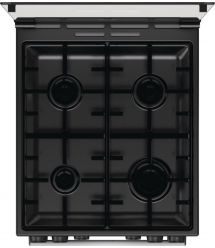 Плита комбінована Gorenje, 70л, 50x60см, дисплей, IconLed, емальовані, сірий