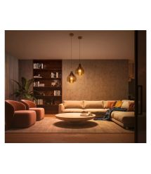 Лампа розумна Philips Hue E27, 11W(60Вт), 2200K-6500K, Tunable white, ZigBee, Bluetooth, димування