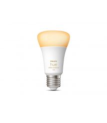 Лампа розумна Philips Hue E27, 11W(60Вт), 2200K-6500K, Tunable white, ZigBee, Bluetooth, димування