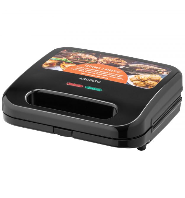 Мультимейкер Ardesto, 700Вт, коплект-5 пластин, корпус-пластик, чёрный