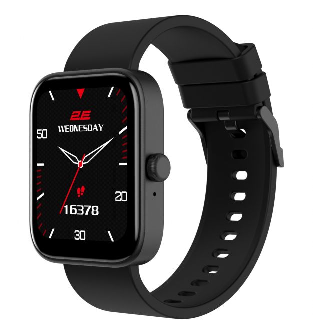 Смарт-часы 2E Alpha SQ Music Edition 46мм, 1.78", 368x448, AMOLED, BT 5.2, Черный