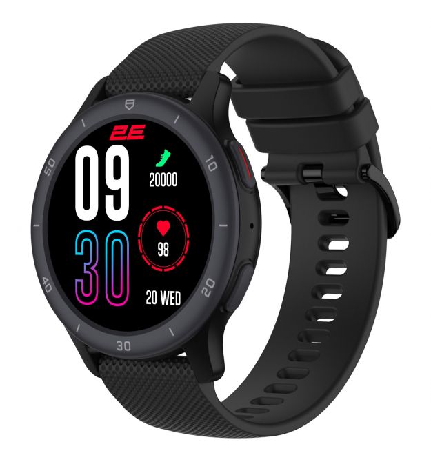 Смарт-часы 2E Motion GT2 47мм, 1.32", 360x360, BT 5.2, Черный