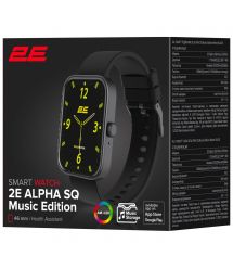 2E Смарт-часы Alpha SQ Music Edition 46mm Black