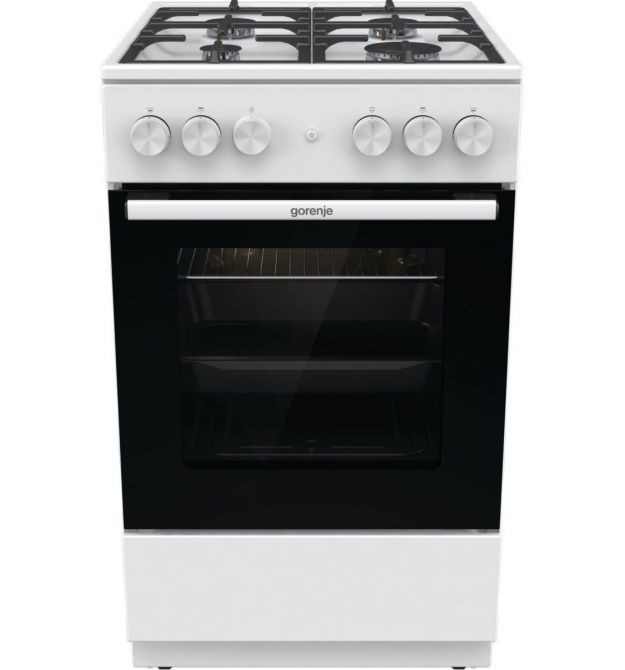 Gorenje Плита газова, 70л, 50x60см, чавун, білий