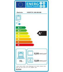 Духова шафа електрична Electrolux KOEFP77H, 72л, A+, дисплей, конвекція, піроліз, телескопічні напрямні, чорний