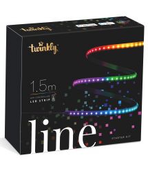 Стрічка Smart LED підсвічування Twinkly Line 100 RGB, Gen II, IP20, довжина 1,5 м, кабель чорний