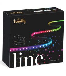 Twinkly Smart LED Twinkly Line RGB подсветка плюс 1,5м, Gen II, IP20, кабель черный