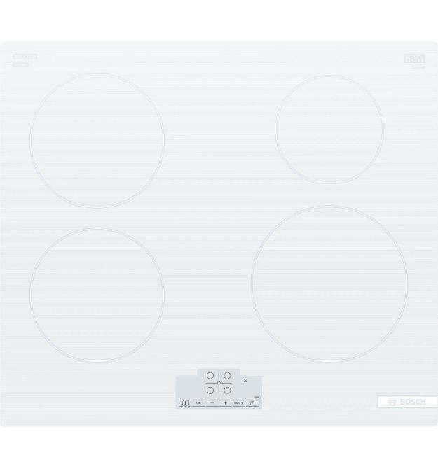 Bosch Варильна поверхня індукційна, 60см, розширена зона, білий