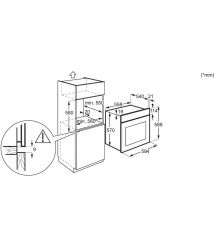 Духовой шкаф электрический Electrolux KODEC70BZ, 65л, черный