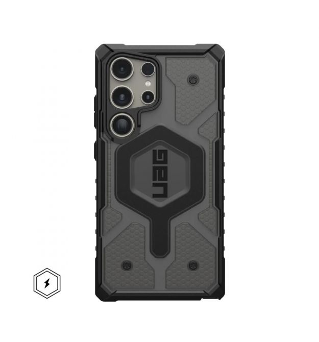 UAG Чехол для Samsung Galaxy S24 Ultra, Pathfinder Clear Pro, Ash