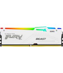 Kingston Пам'ять ПК DDR5 32GB 5600 FURY Beast Білий RGB EXPO