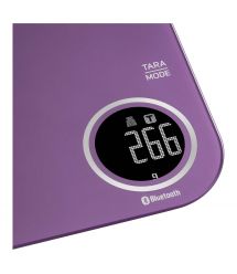 Sencor Весы кухонные, 5кг, подключение к смартфону, AAAx2, пластик, фиолетовый