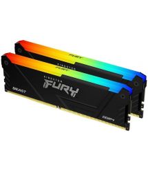 Kingston Пам'ять ПК DDR4 32GB KIT (16GBx2) 3200 FURY Beast RGB