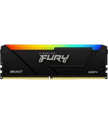 Kingston Пам'ять ПК DDR4 32GB KIT (16GBx2) 3200 FURY Beast RGB