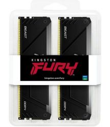 Kingston Пам'ять ПК DDR4 16GB KIT (8GBx2) 3200 FURY Beast RGB
