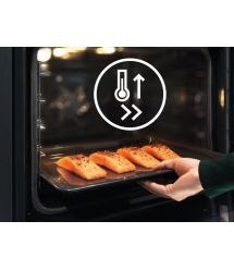 Духовой шкаф Electrolux электрический, 70л, А+, пар, дисплей, конвекция, ф-ция пароварки, белый