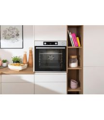 Gorenje Духова шафа електрична, 77л, A+, пара, дисплей, нерж