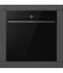 Gorenje Духова шафа електрична, 77л, A+, пара, дисплей, IconTouch, чорний