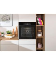 Gorenje Шкаф духовой электрический, 77л, дисплей, пиролиз, A+, черный