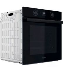Whirlpool Духовой шкаф электрический, 71л, A+, дисплей, конвекция, телескопические направляющие, черный