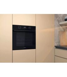 Whirlpool Духовой шкаф электрический, 71л, A+, дисплей, конвекция, телескопические направляющие, черный