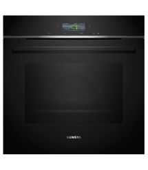 Siemens Духова шафа електрична, 71л, A+, дисплей, конвекція, піроліз, чорний