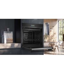 Siemens Духова шафа електрична, 71л, A+, дисплей, конвекція, піроліз, чорний