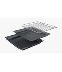 Siemens Духова шафа електрична, 71л, A+, дисплей, конвекція, піроліз, чорний