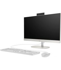 Комп'ютер персональний моноблок HP 240-G10 23.8" FHD IPS AG, Intel i5-1335U, 8GB, F512GB, UMA, WiFi, кл+м, 3р, Win11P, білий