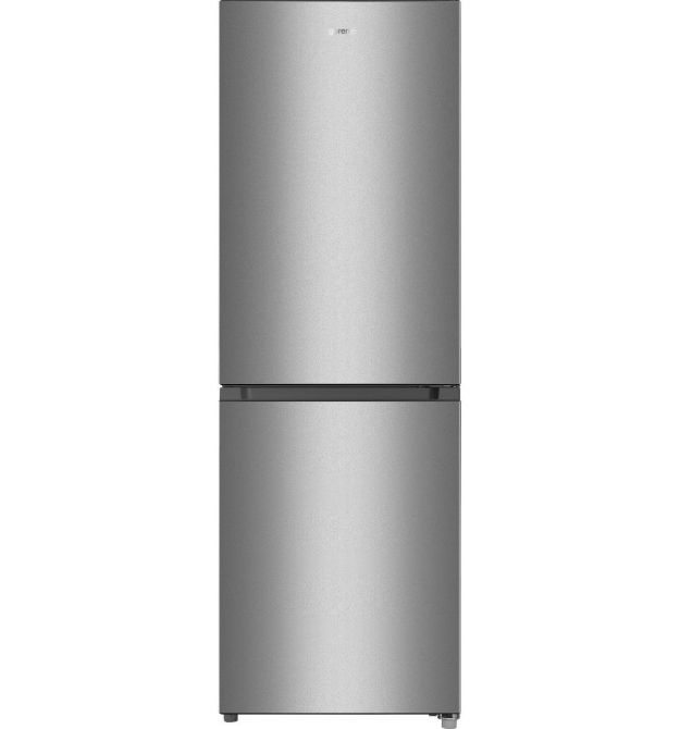 Холодильник Gorenje с нижней морозильной камерой, 161х55х56см, 2 двери, 160(78)л, А+, механич. упр. , зона св-ти, серый