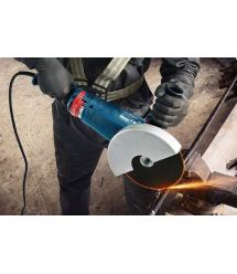 Bosch Шлифмашина угловая GWS 24-230 JZ, 230мм, 2400Вт , 8500об/мин, плавный пуск, c системой защиты от пыди Cyclone Tech, 5.8 кг