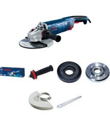 Bosch Шлифмашина угловая GWS 24-230 JZ, 230мм, 2400Вт , 8500об/мин, плавный пуск, c системой защиты от пыди Cyclone Tech, 5.8 кг