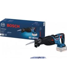 Пила сабельная аккумуляторная Bosch GSA 185-LI, 18 В, пропил 230мм, ход 28мм, 3.2кг без АКБ и ЗП