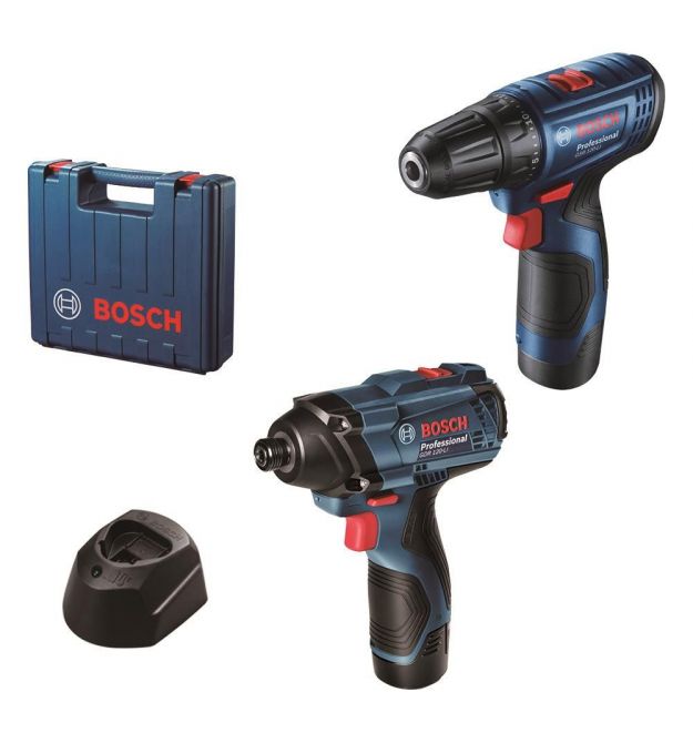 Набор из двух аккумуляторных инструментов Bosch GSR 120-LI+GDR 120-LI 12В