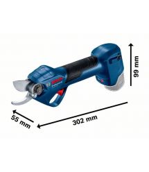 Секатор акумуляторний Bosch Pro Pruner SOLO, 12В, 3.0 Ач, до 25мм, 1кг