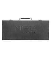 Neo Tools Набор инструмента, Набор торцевых головок, 25шт, 1/2", CrV, металлический кейс