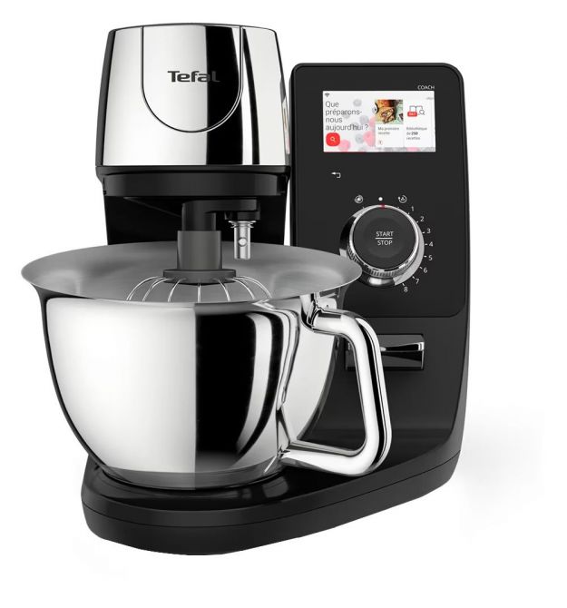 Tefal Кухонная машина I-Coach Touch, 1200Вт, чаша-металл, корпус-металл+пластик, д