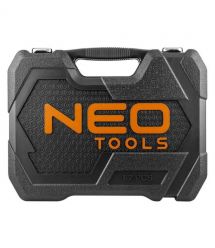 Neo Tools Набор инструмента, 82шт, 1/2", 1/4", CrV, кейс