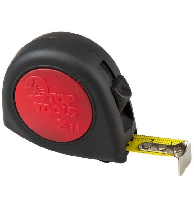 Рулетка Top Tools, 3м x 16мм, компактная