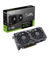 ASUS Видеокарта GeForce RTX 4060 Ti 16GB GDDR6 DUAL DUAL-RTX4060TI-16G