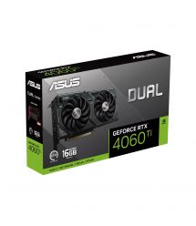 ASUS Видеокарта GeForce RTX 4060 Ti 16GB GDDR6 DUAL DUAL-RTX4060TI-16G