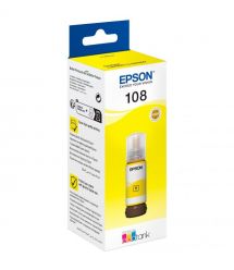 Epson Контейнер c чернилами 108 EcoTank L8050/L18050 yellow