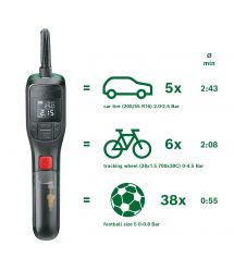 Bosch Аккумуляторный насос EasyPump, 3.6 В, 3 А·ч, 10.3 бар, 10 л/мин, 0.4 кг