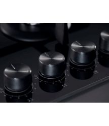 Whirlpool Варочная поверхность газ на стекле, 60см, чугун, конфорка с двойным рядом пламени, черный